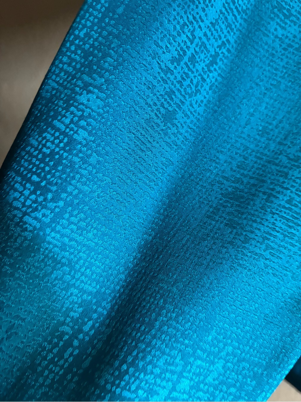 Silk Teal Button-Up Jacket & Skirt Set - Picture 4 of 14